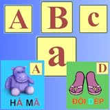 Baby learns Vietnamese alphabet