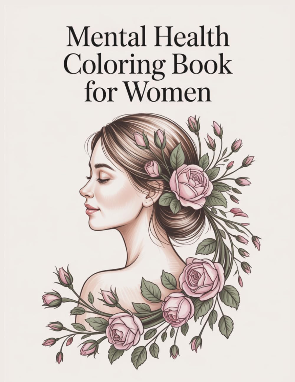 Mental Health Coloring Book for Women: Positive Affirmations, Calming Floral Designs and Mindful Coloring Pages for Relaxation, Stress Relief and Emotional Healing