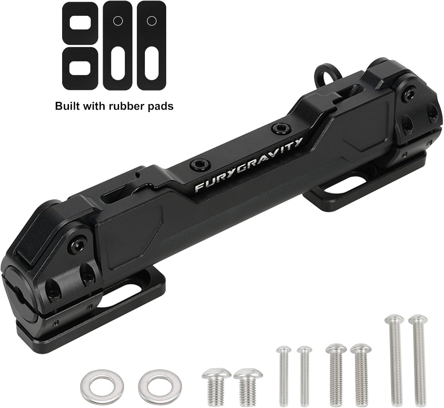 Flagpole Holder Bracket & CB Antenna Holder Compatible with Jeep Wrangler JK JL 2007-2024 Multi-Function Antenna Mount Flagpole Holder (No Damage Installation)