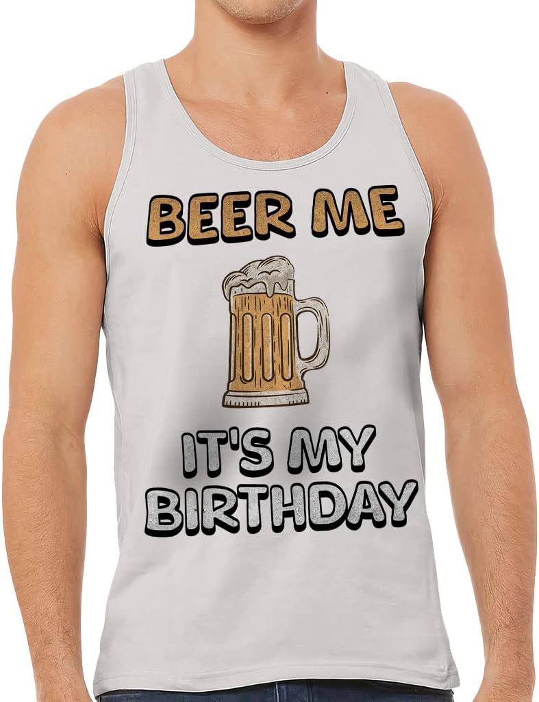 It's My Birthday Tank - Beer Design Workout Tank - Art Jersey Tank