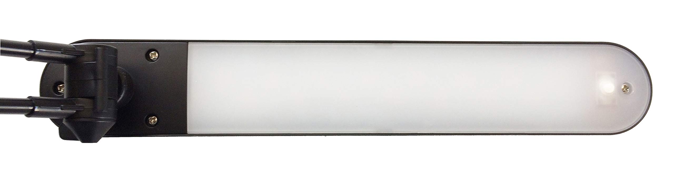 Unilux Lampe de bureau LED Mambo - Intensité variable de 3000 à 5000 K, 900 lux - 7 W - Avec pince et pied - Couleur de la lumière réglable - Gris