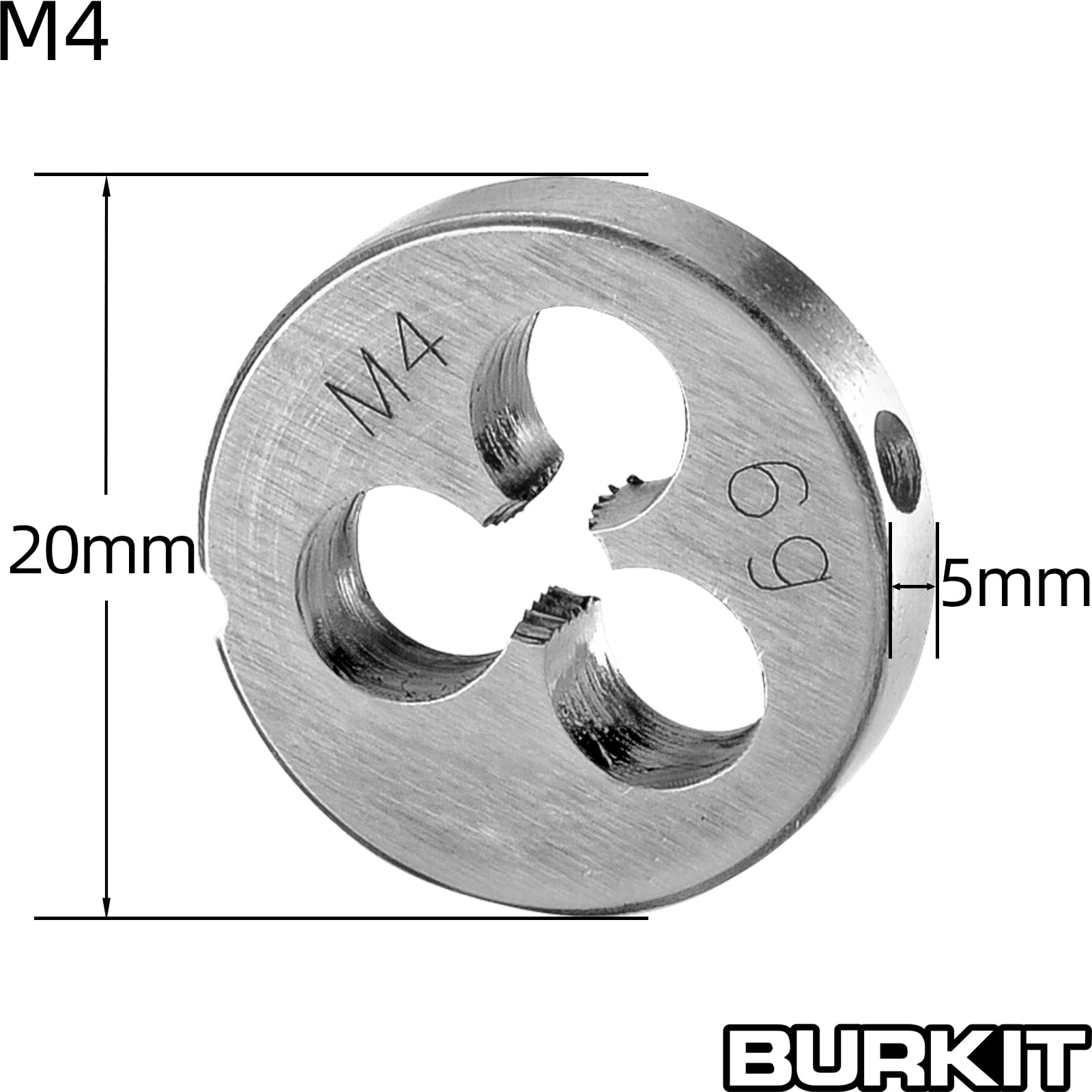Burkit M4 X 0.7 Tap and Die Set Right Hand — Amazon image 3