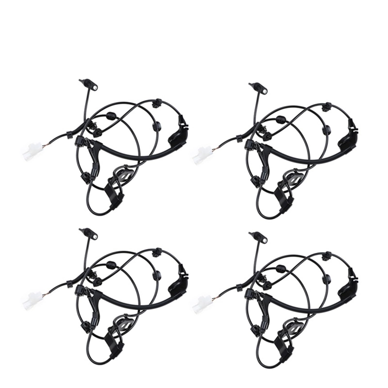 MXXDMOPD A Set of Front Rear Left and Right ABS Wheel Speed sensors and Engine are Suitable for 2015-89542-0K060 89543-0K061