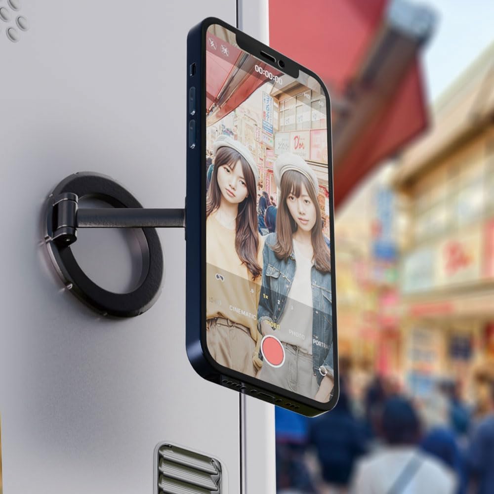 Amazon | エアリア マグネブル MagSafe対応 マグネットリング 2台持ち
