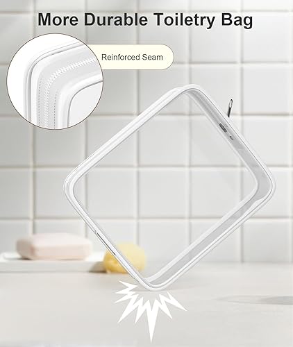 Miniatura 5 de Quatish Botellas de viaje para artículos de tocador, paquete de 4 recipientes a prueba de fugas, botellas de champú y acondicionador de viaje de