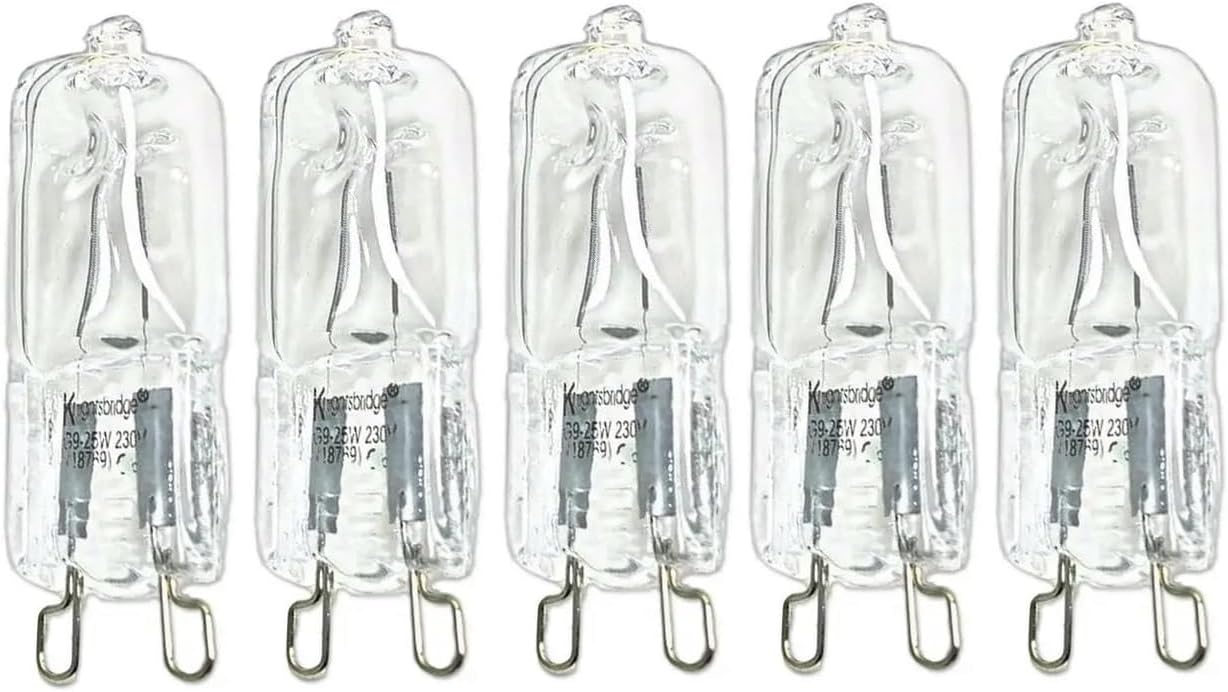10PCS G9 120V 40W Lamp Bulbs Inserted Beads Crystal Lamp Halogen Bulb Halogen Light Bulbs Capsule,120V-40W