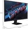 GIGABYTE GS27QA 27 inç SS IPS Ekran, 180Hz, 2560 x 1440 (QHD), 1ms (MPRT) Tepki Süresi, %100 sRGB, HDR Hazır, Titreşimsiz, Siyah