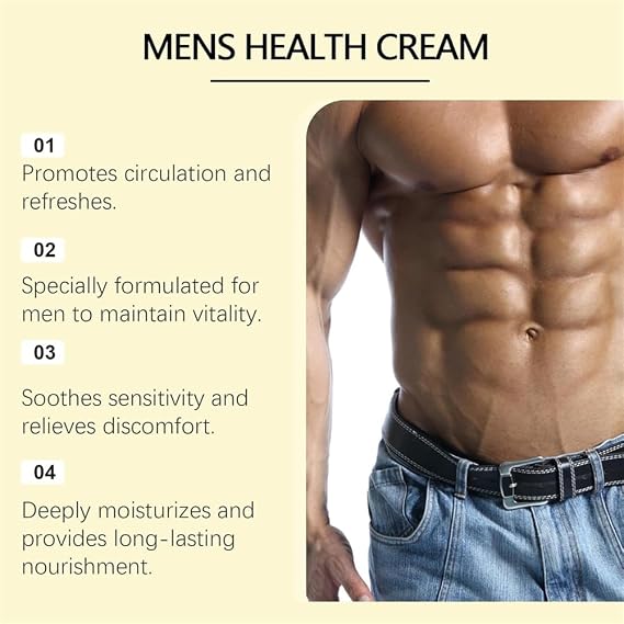 Mens Vital Cream,Alpha Men Max Cream,Men's Health Creams,Advanced Fast Absorbing Men's Creams,Natural Ingredients, Fast Absorbing, Lasting Stamina (1 Pcs)