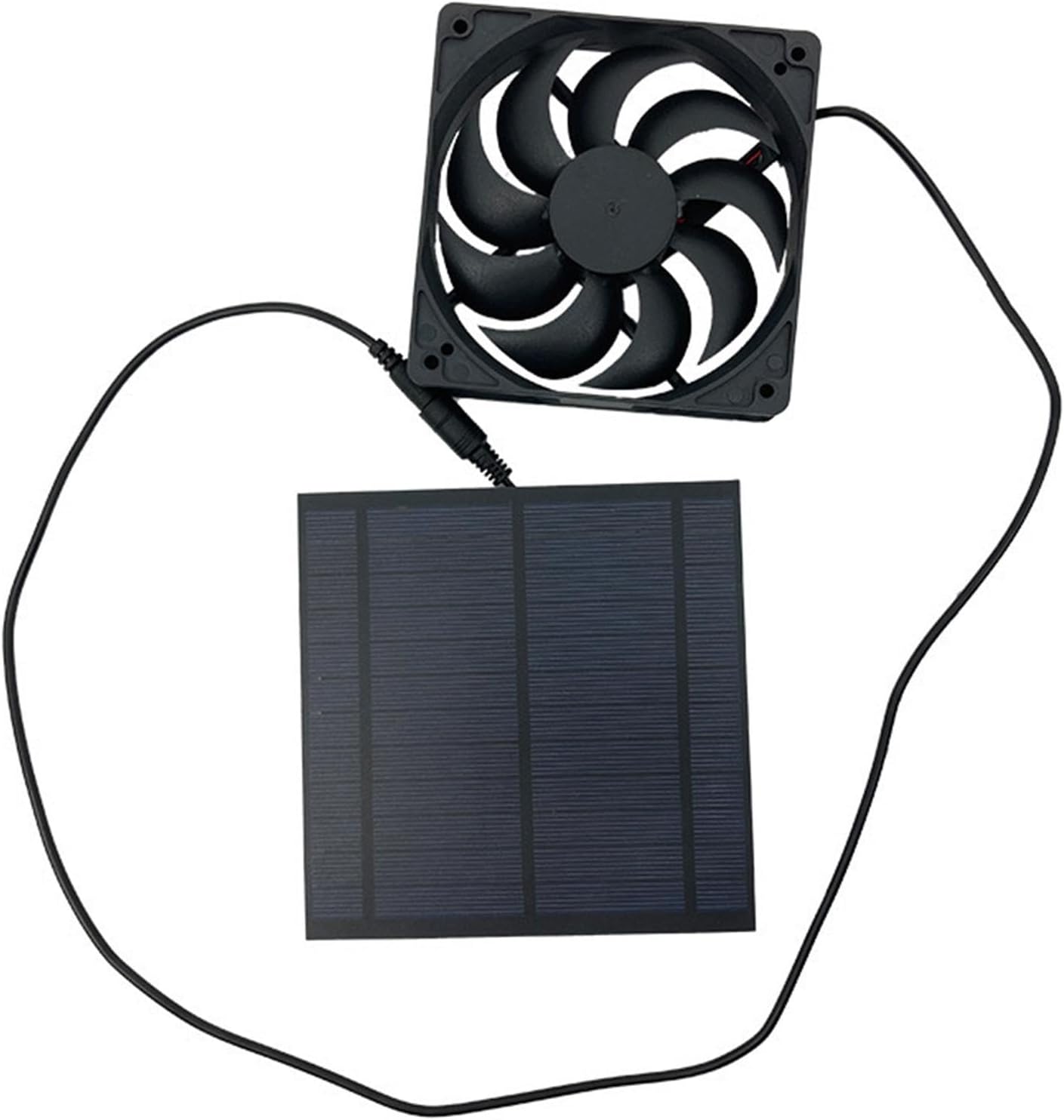 Waterproof Solar Fan, Chicken Coop Dog House Ventilation - Solar Powered Ex