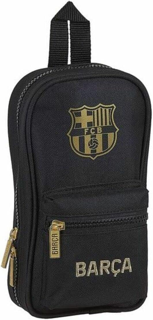 Safta FC Barcelona Collection, Black/White, 120x50x230 mm, Pencil Case Backpack
