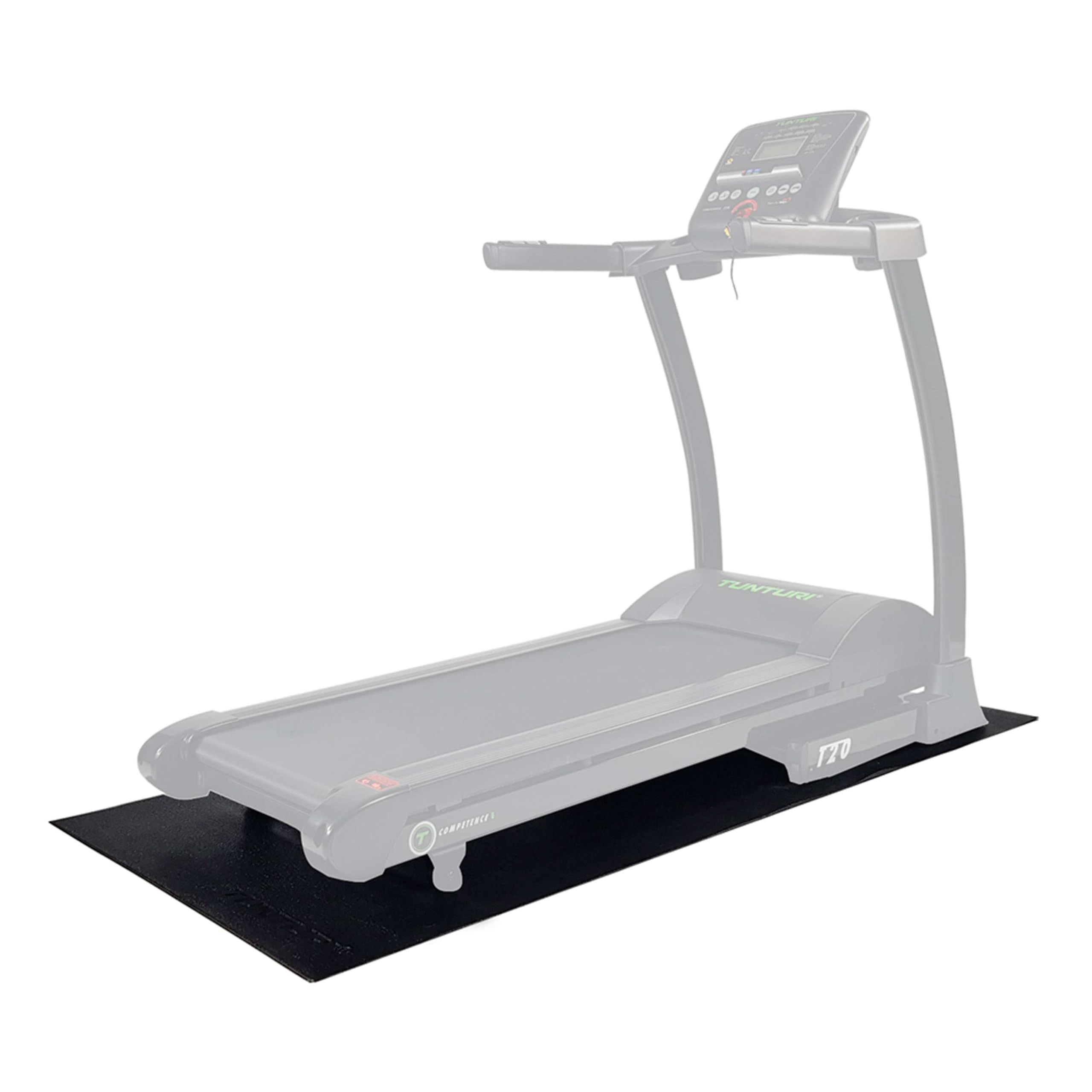 Tunturi-Fitness 14Tusfu120 Alfombrilla Protectora para Máquinas de Musculación, Unisex Adulto, Negro, 200 x 92.5 cm