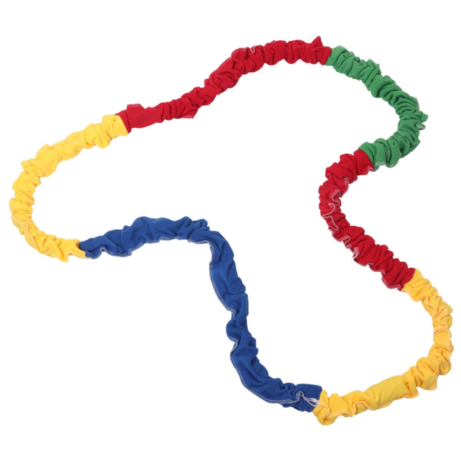 Amagogo Cuerda elástica cooperativa Premium, Banda de Ejercicio, Bucle, Trabajo, Juego, Trabajo en Equipo, Juegos de Fiesta Escolar, Actividades en