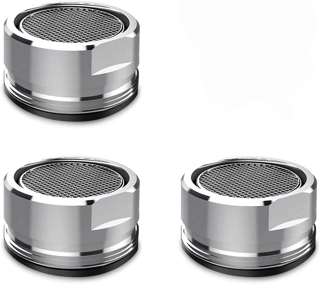 Kitchen Tap Head Water-Saving 3 Pack Adjustable Swivel Faucet Tap Aerator, Filter Faucet Sprayer Head Extension Effective Devicefor Bathroom Kitchen Sink Spray Tap Attachment
