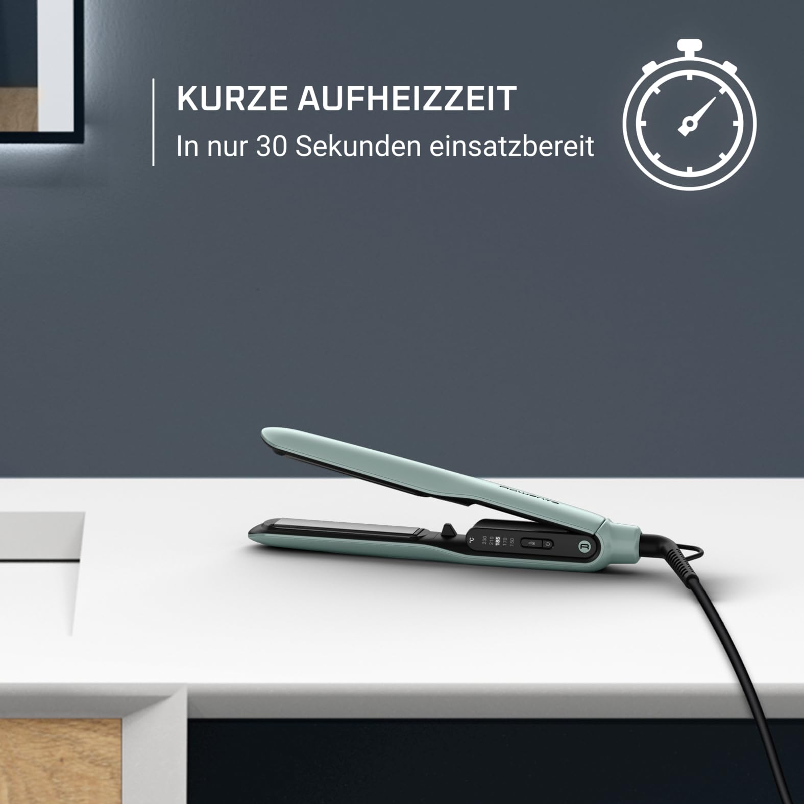 Rowenta Thermoglide, Haarglätter, schnelles Aufheizen, SF5120