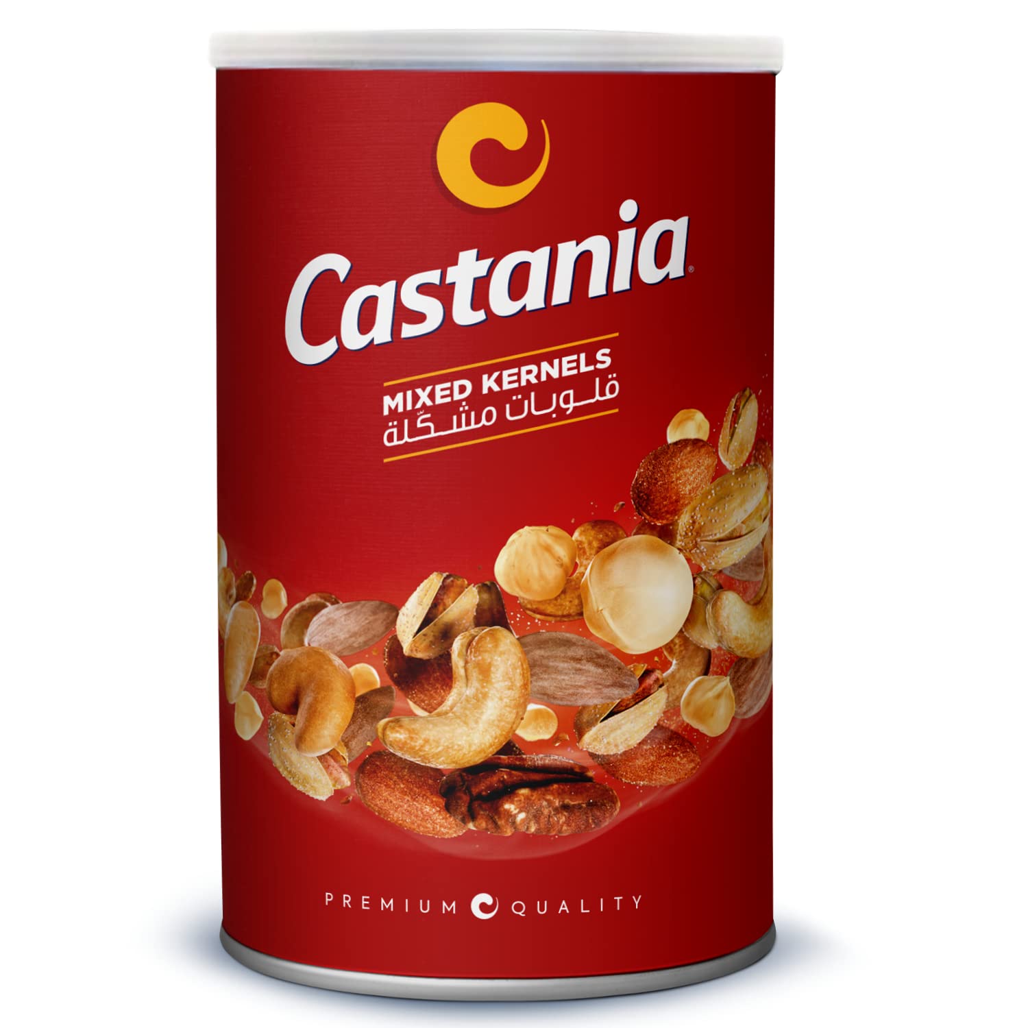 Castania Salty Roasted Mixed Kernels, Wholesome Snack, Natural Ingredients - 450g