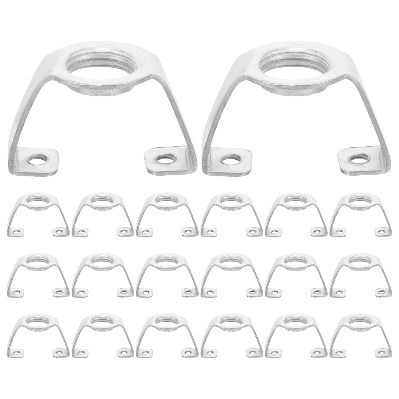 OSALADI Accesorios para Luminarias Gu10 Soporte de Lámpara de Hierro Estable y Confiable 20 Piezas Fácil Instalación para Artefactos de Iluminación