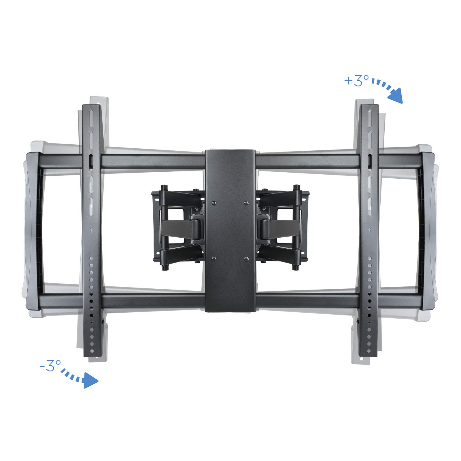 TooQ LP75100TN-B 60" Nero supporto da parete per tv a schermo piatto
