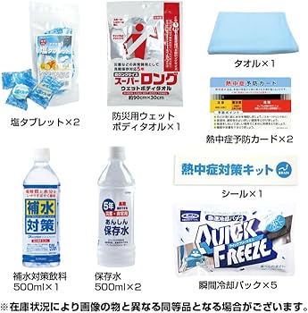 Amazon.co.jp: ブレイン BR-610 熱中症対策キットDX : ホーム＆キッチン