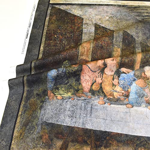 Amazon | パネル販売生地 絵画パネル生地 巾110cm×約60cm レオナルド