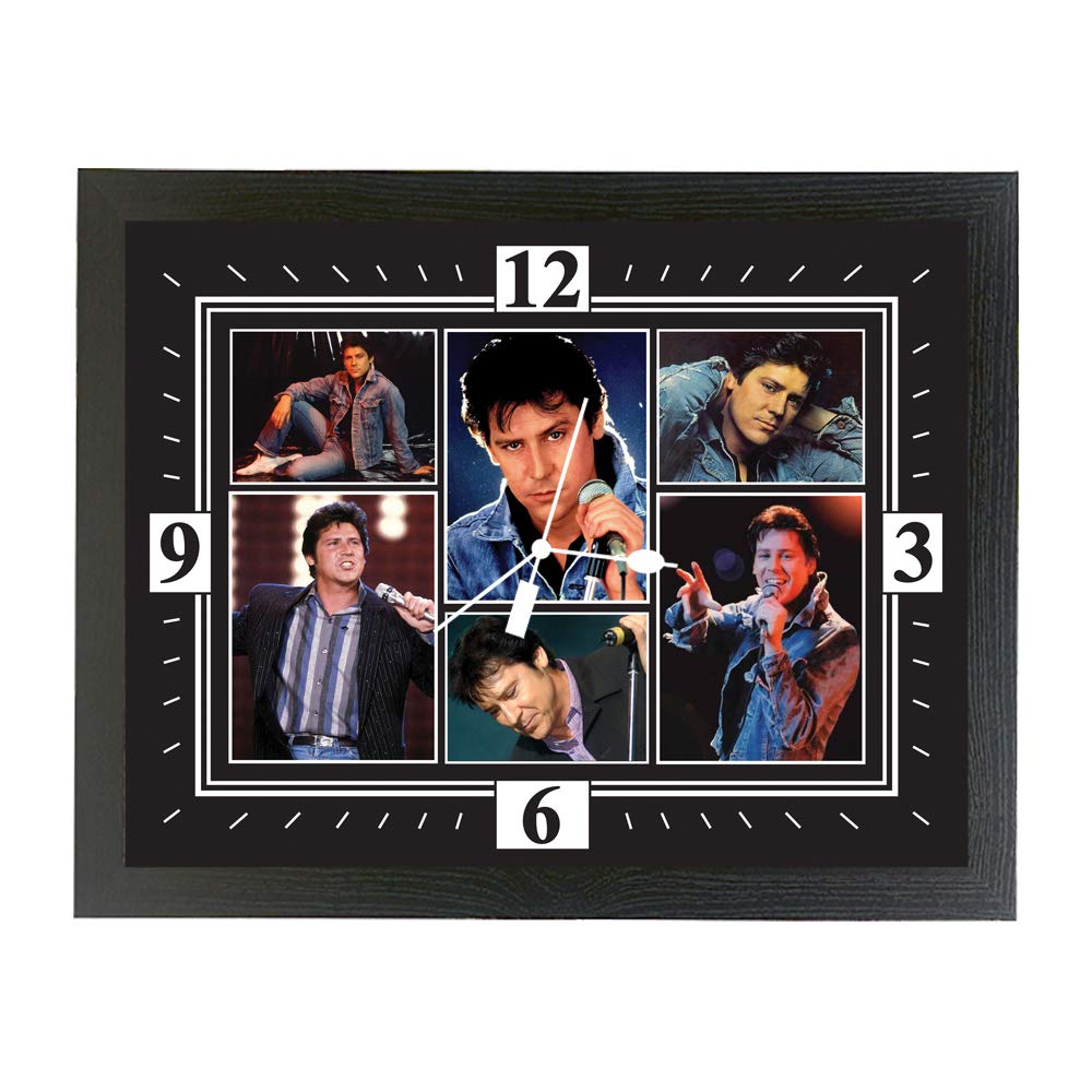 Personalised Gift Products Black Shaking Stevens Icon Gift Clock