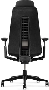Haworth Fern Executive Office Chair, Home Office Desk Chair, Charcoal Black