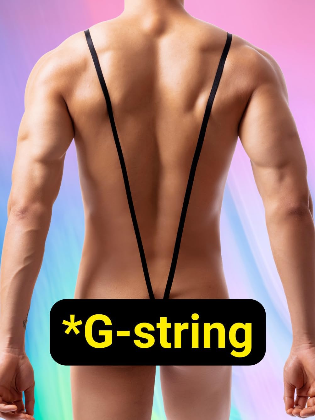 Mens Sexy Thongs Underwear Fits 32-48, Mankini G String For Men, One Piece Lingerie Man Male - Image 3