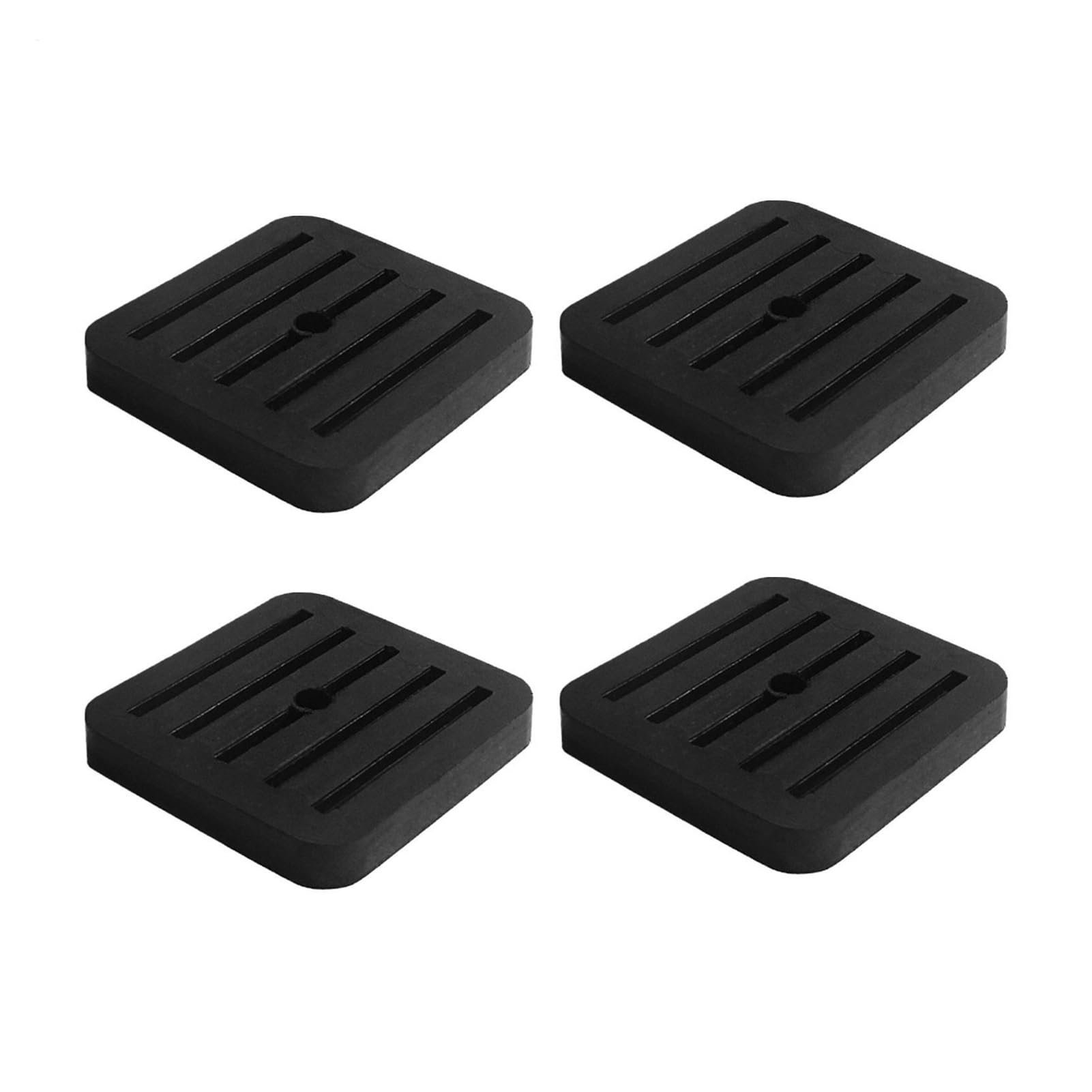 Rtiyellqb B 4Pcs Air Conditioner Rubber Mount Shock Absorption Anti Vibration Pad(B)