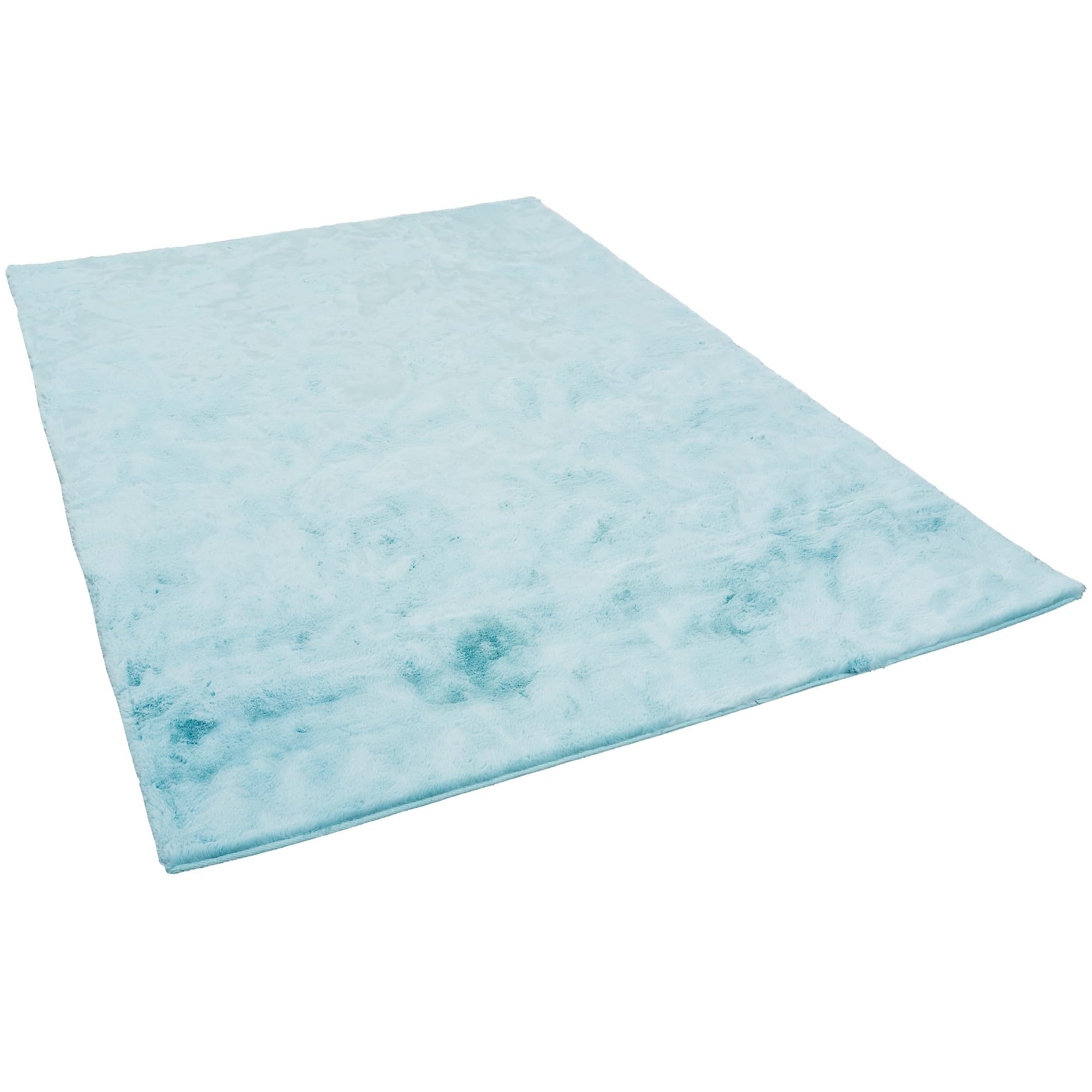 Pergamon Luxus Super Soft Fellteppich Plush Türkis in 7 Größen