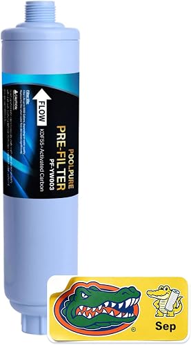 POOLPURE Garden Hose End Pre Filter for Pool, Hot Tub, Spa, 1Pack