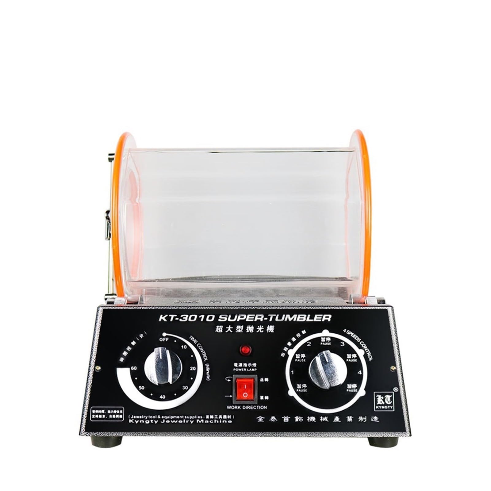 Mjfvn One Color Large Drum Polishing Machine, Jewelry Rotary Tumbler, Tumbling Tumbler Rotary Tumbler Polishing Machine Jewelry Polisher