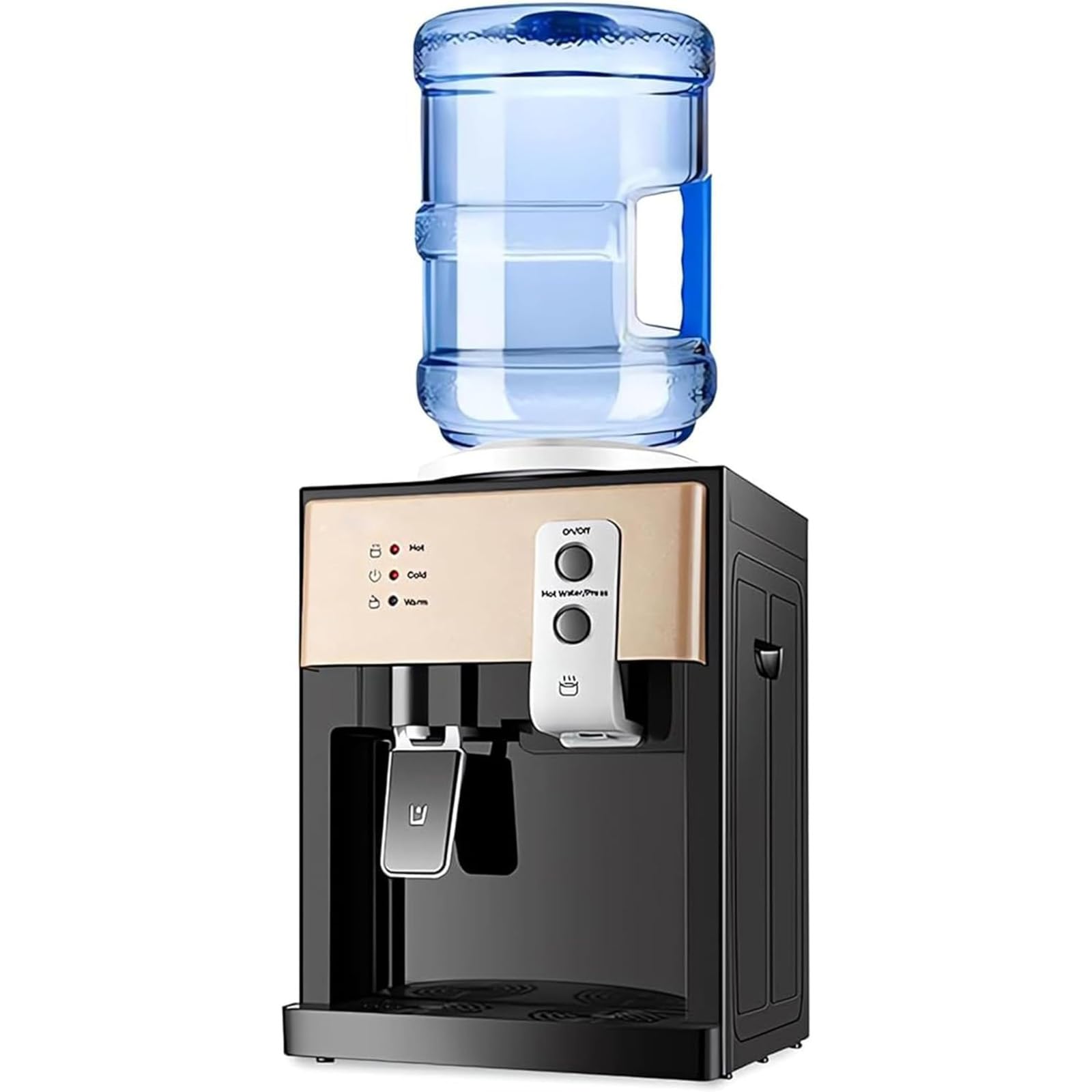 Freestanding Mains Fed Unit Floor Standing Water Cooler, Cold and Warm Dual Function Water Dispenser,001