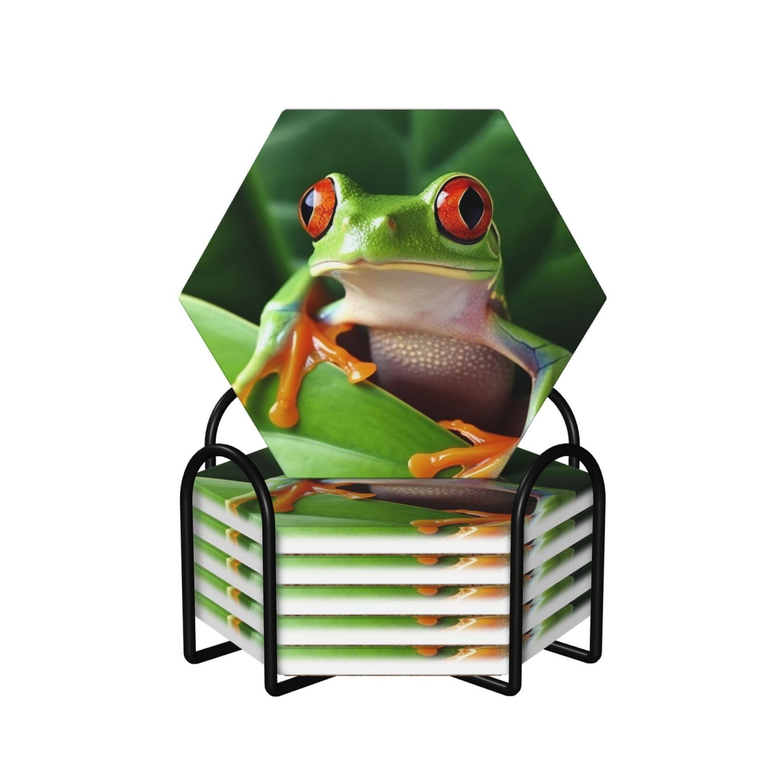 Dessous de verre grenouille pour un apéritif convivial sans tache