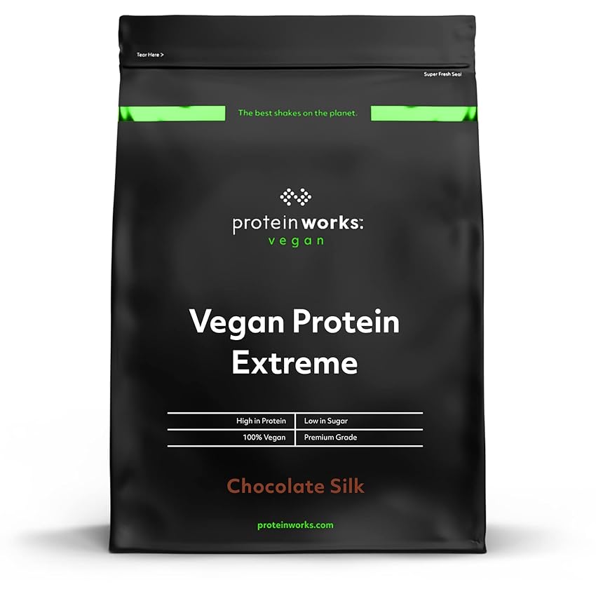 THE PROTEIN WORKS Proteina Vegana Extreme In Polvere, Cioccolato Morbido, 500 g