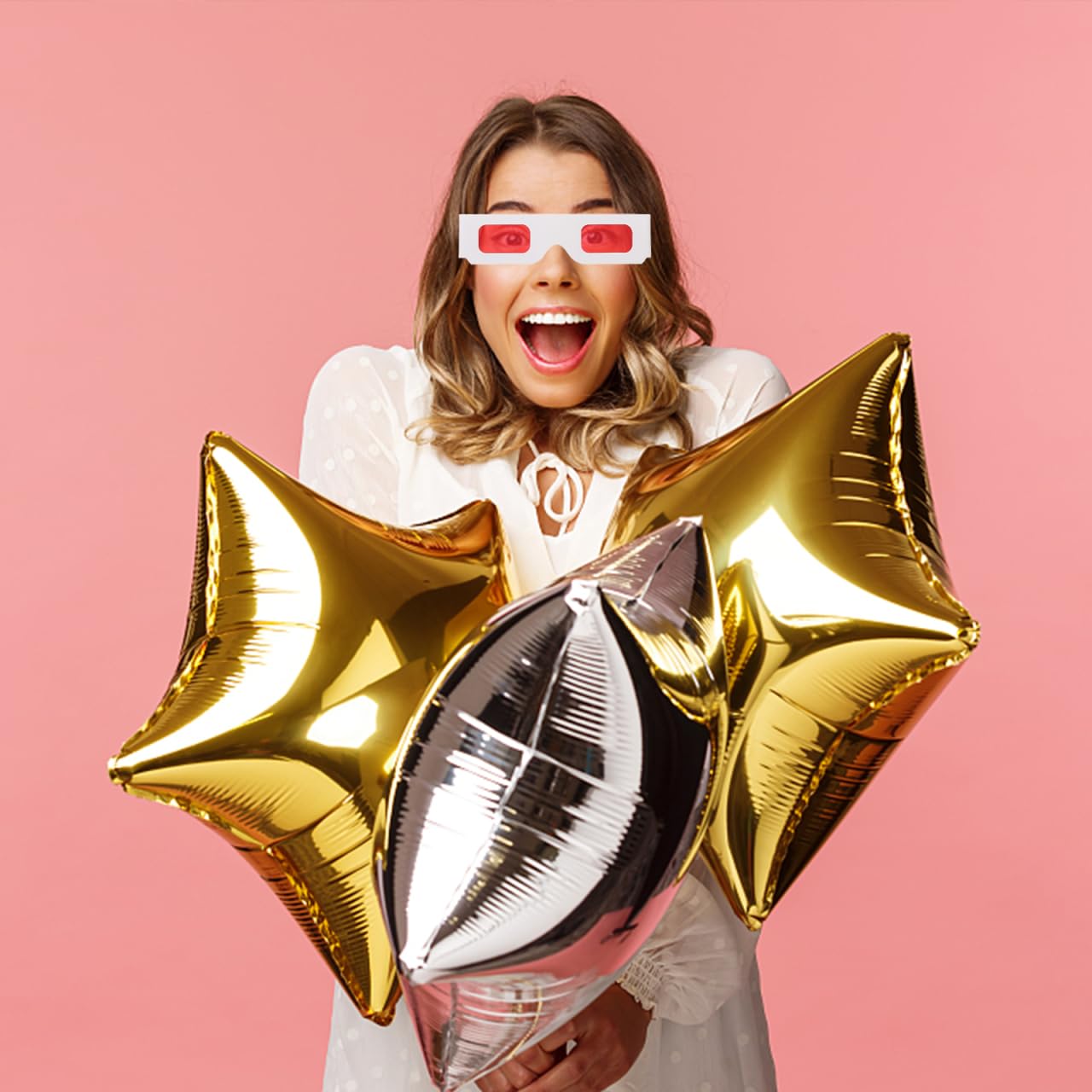 minkissy Lunettes Rouges Enfants 3D 50 Pièces pour Films À Domicile Cadeaux Saint-Valentin Fête Arc-en-Ciel Fournitures Anniversaire Et Récompenses Classe