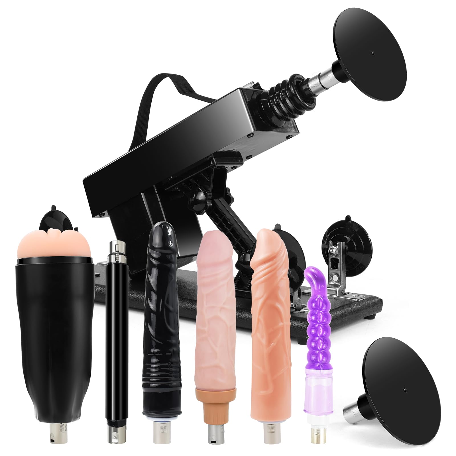 ANNGEOK Sexmaschine für Frauen und Männer Automatische Maschine Sex Spielzeug Fickmaschine Sexspielzeug SextoySet Kolben Dildo Maschine (6)