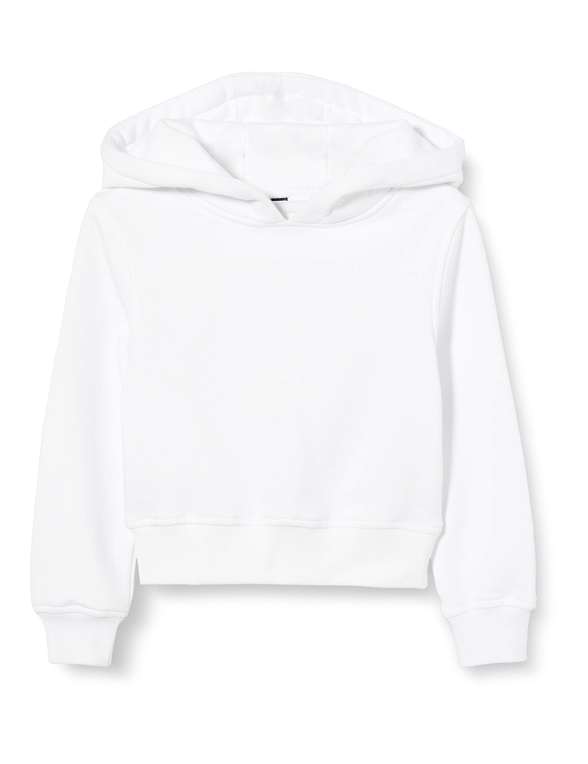 Build Your Brand By113-girls Cropped Sweat Hoody Sudadera con Capucha Niñas (Pack de 1)