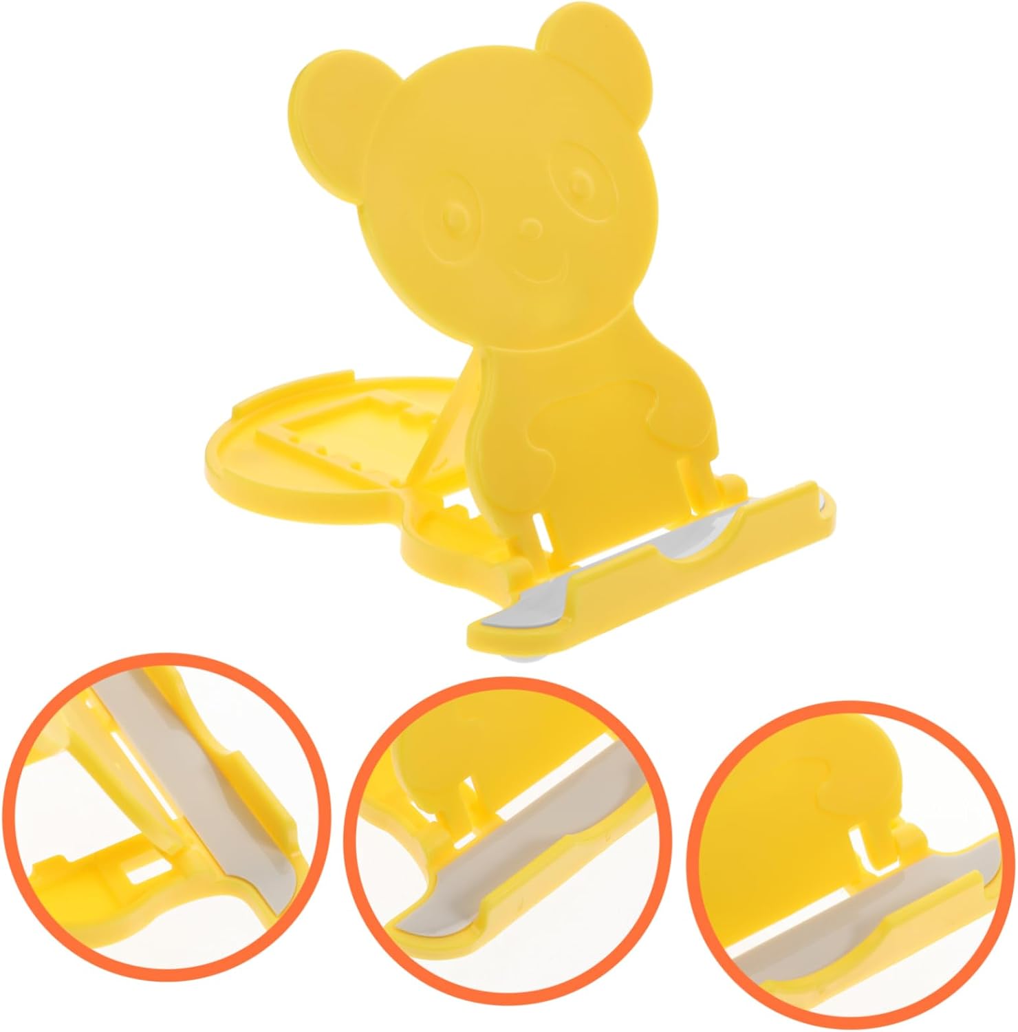 ARTIBETTER 2pcs Panda Phone Stand Tablet Holder for Desk Cartoon Design Easy to Use for Home Office Shop Sturdy Construction Decorative Ornament image 4
