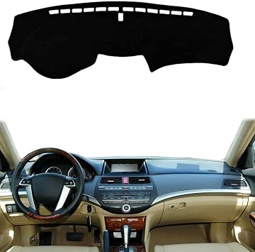 Polyester Flannel Suede Car Dashboard Cover Dash Mat For Honda Accord 2008 2009 2010 2011 2012 Sedan LHD RHD Dashmat Carpet Cape Rug Protector