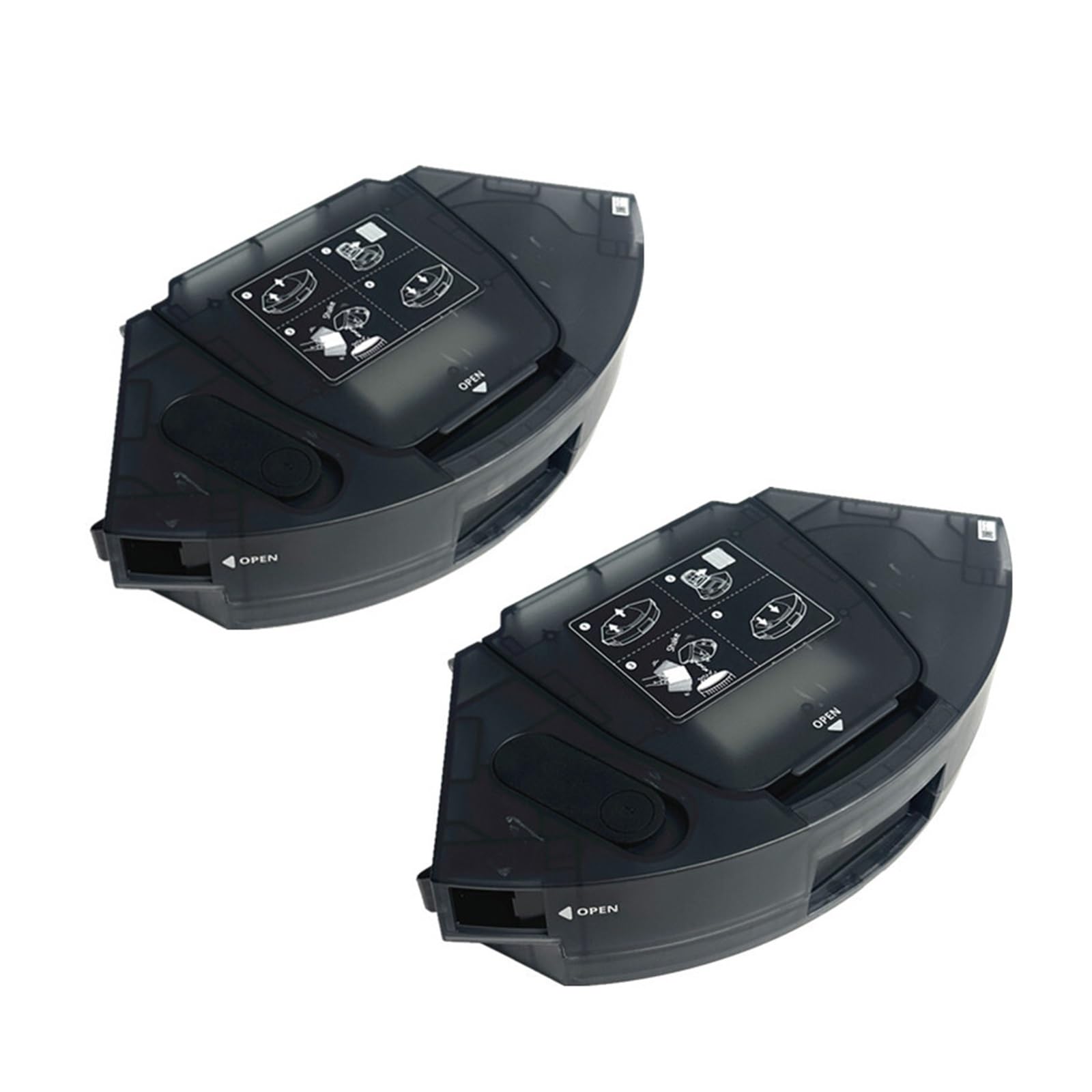 LSBXOAPXNCK Compatible For Roborock Q8 2-In-1,Water Tank And Dust Box Combo With HEPA Filter,Robot Vacuum Cleaner Spare(2pcs)