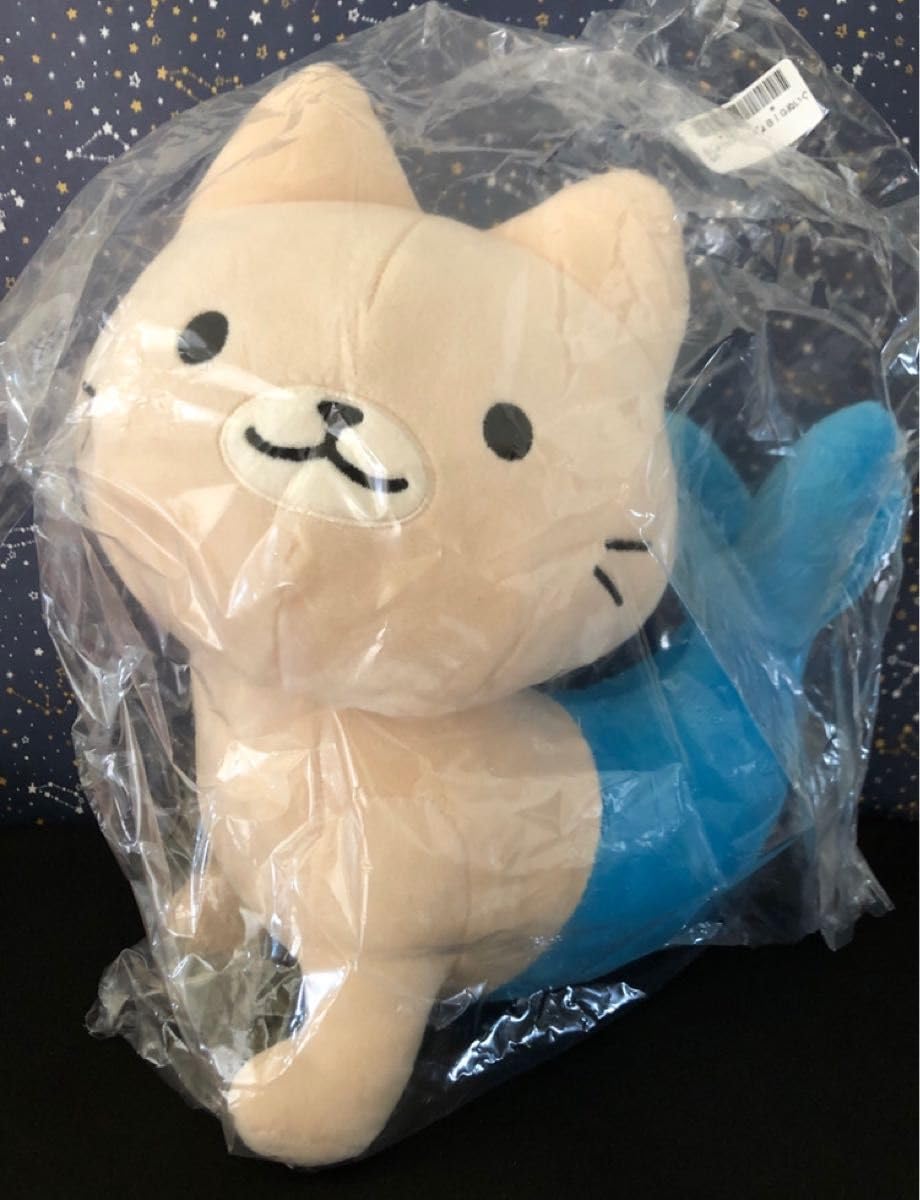 ねこようかい にんぎょ ぱふぇ BIG ぬいぐるみ ねこ＋ようかいの大人気癒しコミック『ねこようかい』から、にん