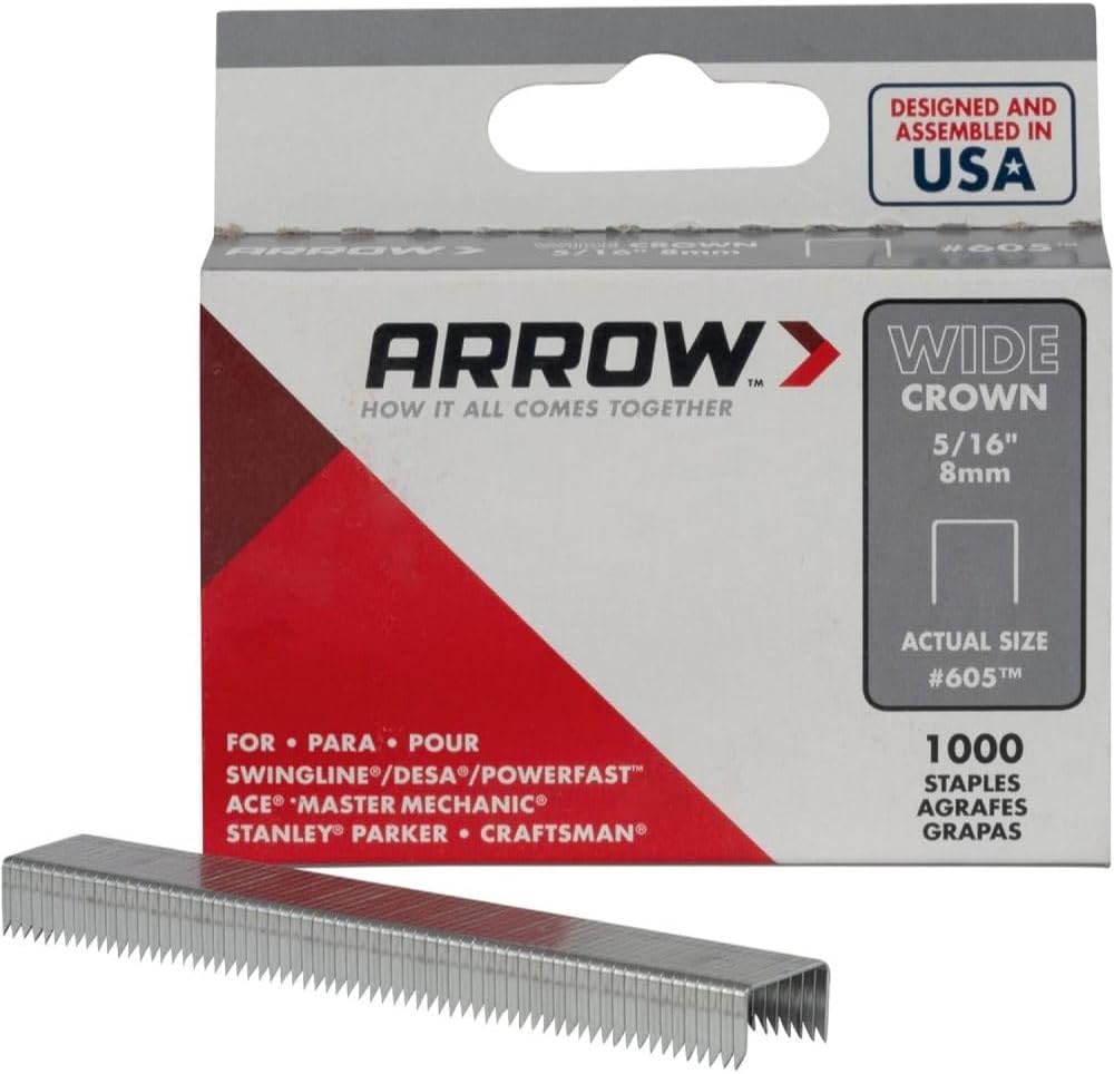 Arrow Fastener 60530 5/16" Wide Crown Heavy Duty Staples, , 4-Pack