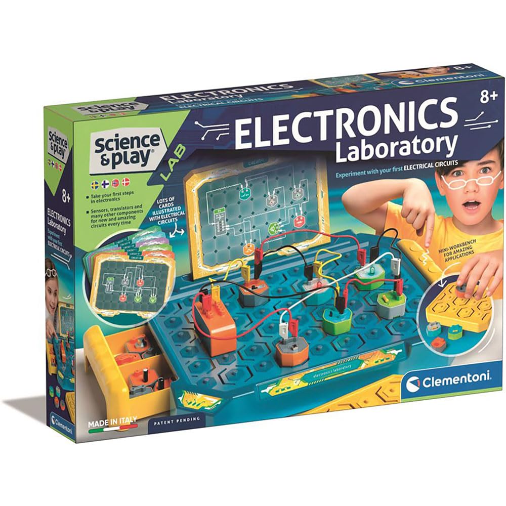 Clementoni - 78812 - Science & Play Lab - Laboratorio elettronico, 8-12 anni