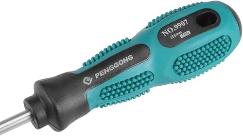 Miniatura 4 de uxcell Destornillador Phillips #2 Mango cómodo antideslizante de eje redondo de 6 pulgadas