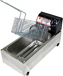 Fritadeira Elétrica Industrial 3L Cuba (110v) Compacta Econômica Fritura