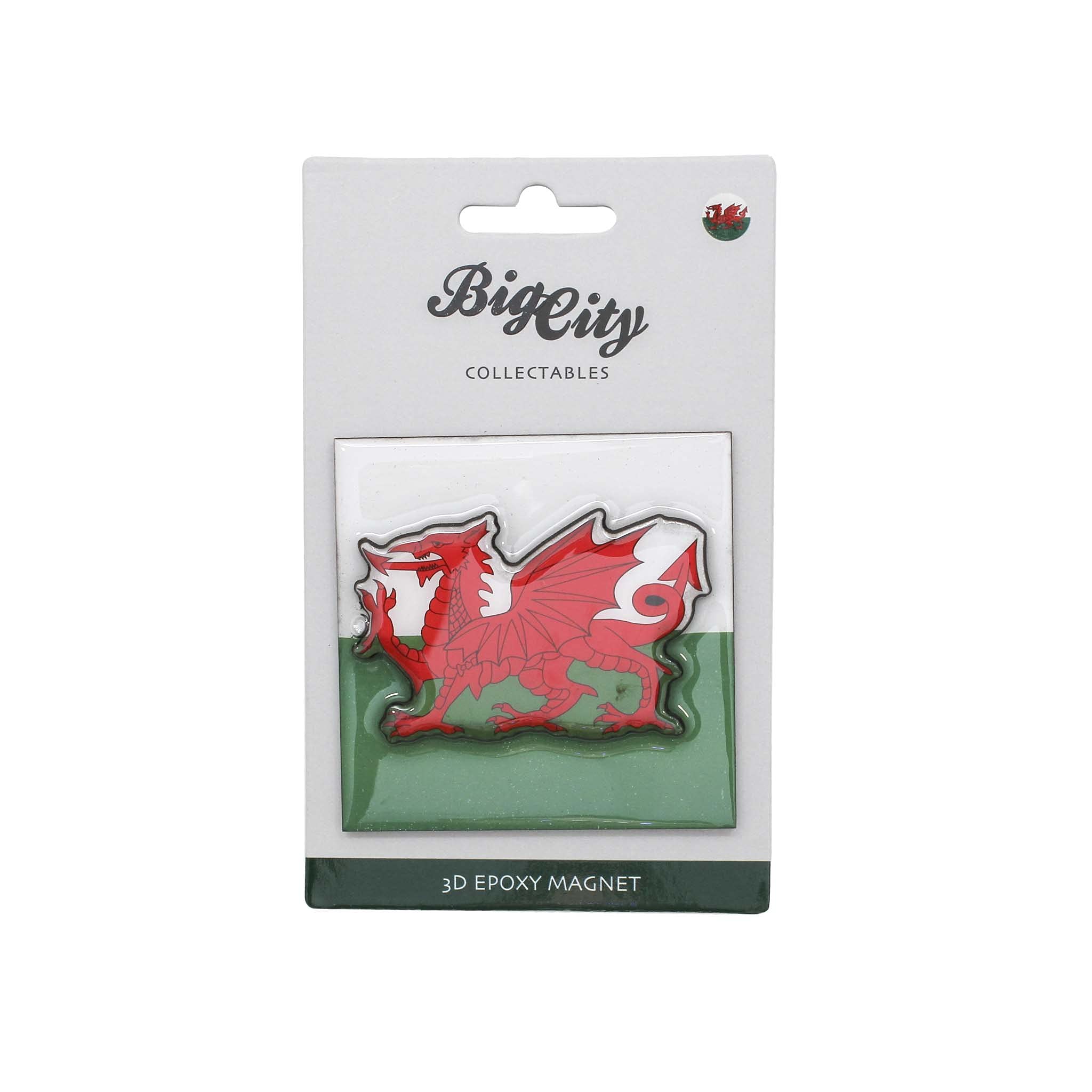 Must Have Souvenirs Cardiff Icon 3D Welsh Wales Cymru Fridge Magnet Sheep Dragon (Cardiff Icon 3D)
