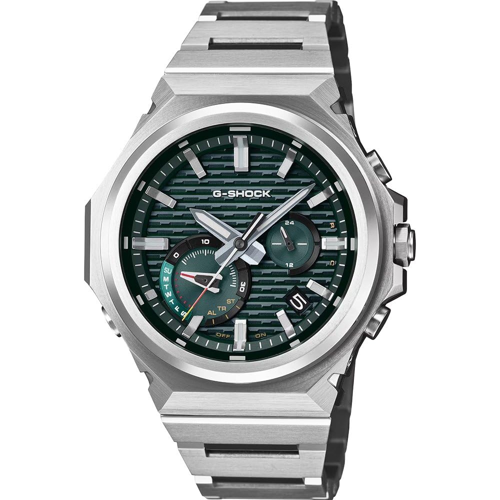 Casio G-Shock Men's Steel 200M Light/Red/Blue G- Solar Bracelet Watch - W17587 Gst-B1000d-3Aer