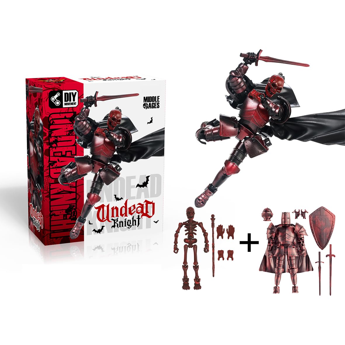 Amazon.com: Osmanthus bloom T13 Action Figure Set,Skeleton Knight