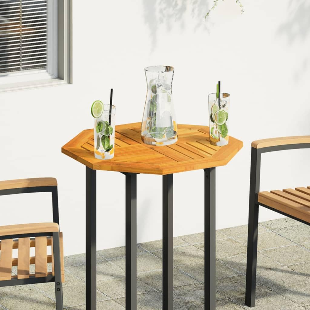 vidaXL Tischplatte - achteckig 60x60x2cm - Akazienholz massiv - Garten/Innenbereich