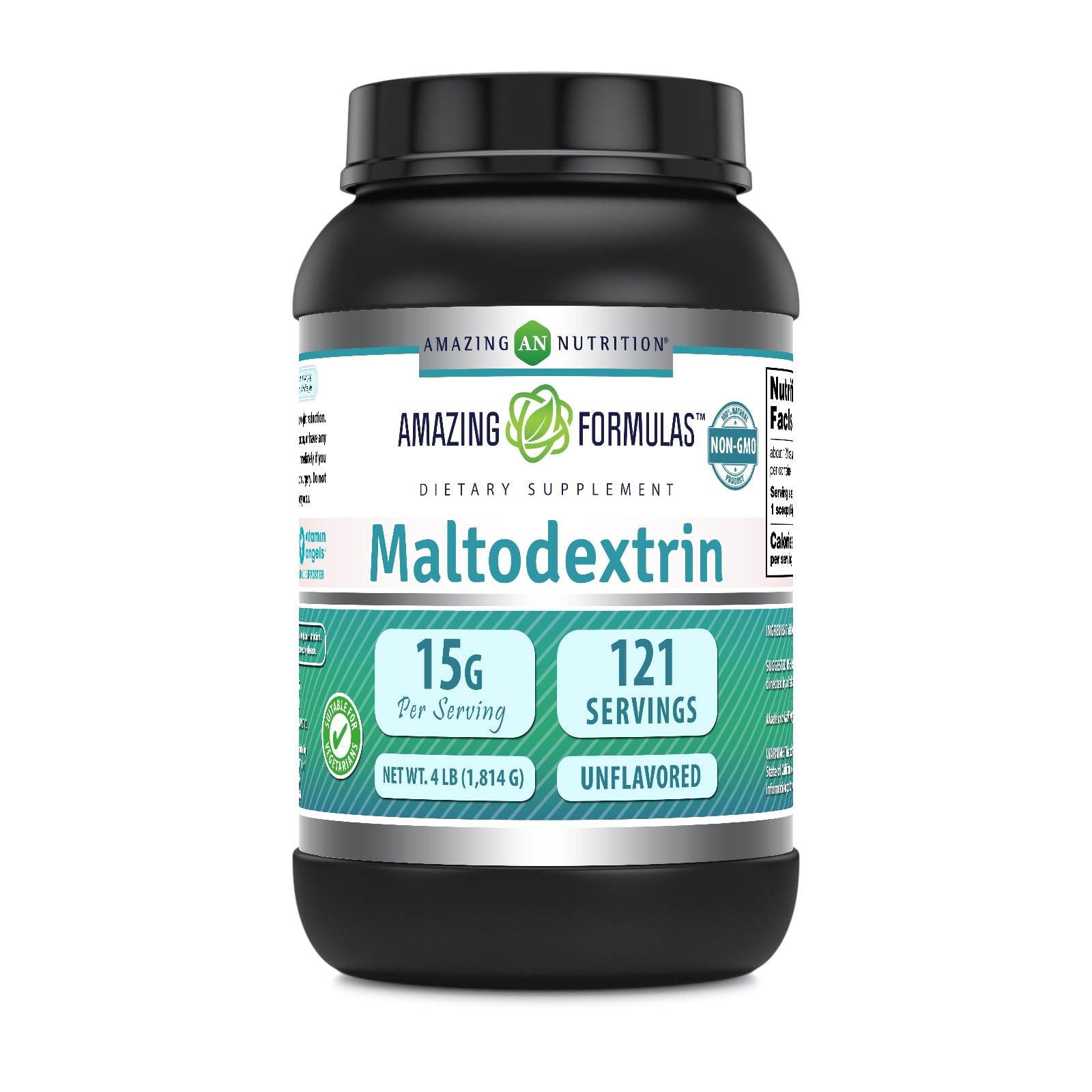 Amazing Formulas Maltodextrin | 15 Grams Per Serving | 121 Servings | 4 Lb Powder Supplement | Made in USA