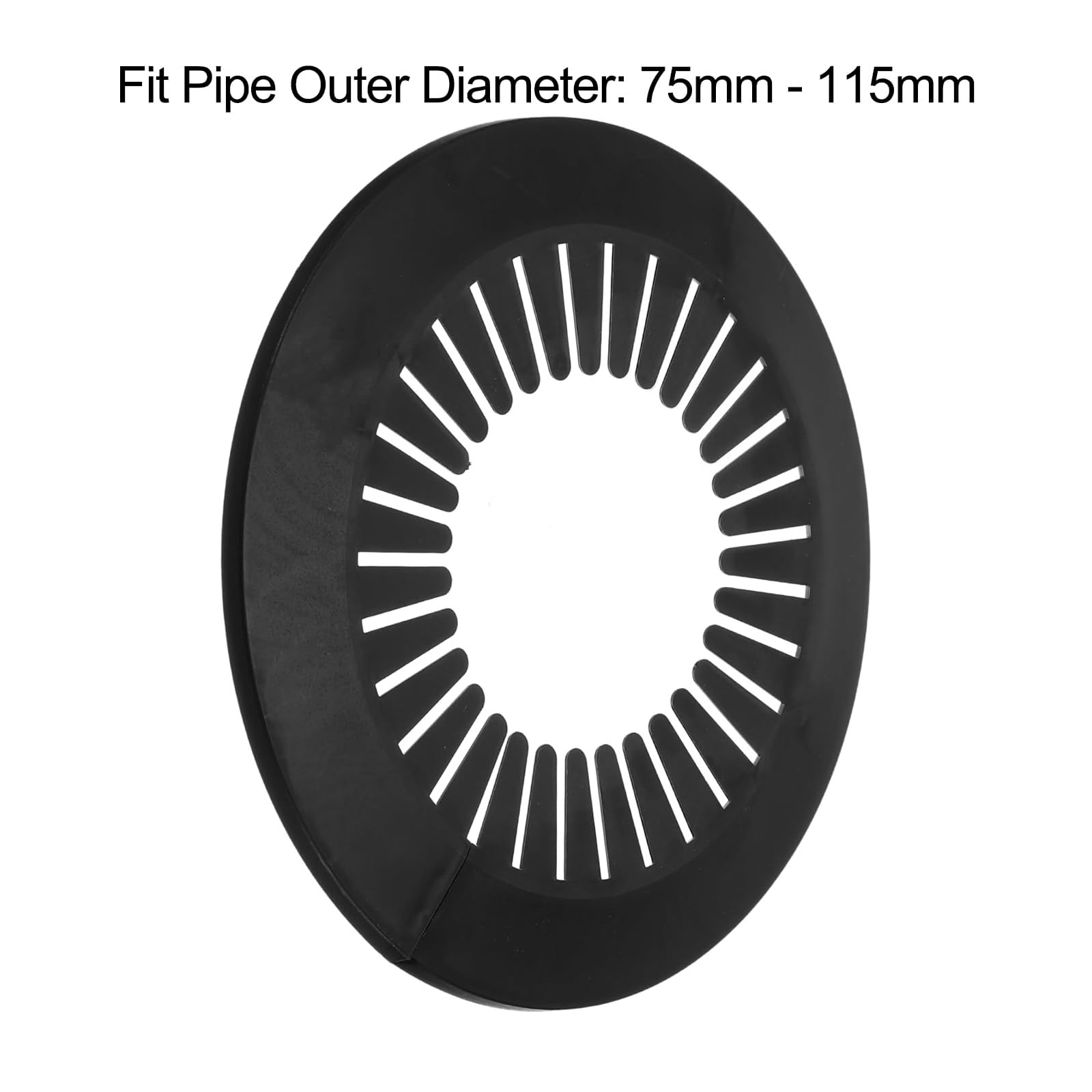 TOP-VIGOR 2pcs 75mm-115mm Pipe Cover Decoration, PP Plastic Escutcheon Pipe Collar for Water Pipe Drain Line - Image 3